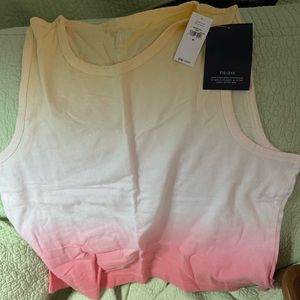 GAP tie dyed tank top women’s size M NWT Pink